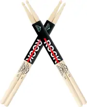 Baquetas Para Bateria Tambor Palillos 5A Palos Con Puntas De Madera Drum Sticks