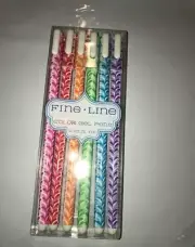 OOLY Fine Line Colored Gel Pen Set of 6 Colors 0.7mm Fine Tip RARE NEW NIP