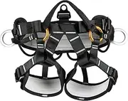 Half Body Climbing Harness, Ergonomic Protective Rock Climbing Harness, 70-130cm Waist Size Adjustable Polyester Fiber Safety Guide Harness for Outdoor