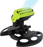 Outdoor Sprinkler - Grass Sprinkler for Lawn - Irrigation System with Oscillating Nozzles Automatic Watering Device for Tree Flower Shrubs Vegetable Farm Greenhouse Balcony Patio Backyard
