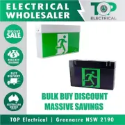 Standard Emergency Exit Sign Light LED Ceiling Mount Running Man Double Sided