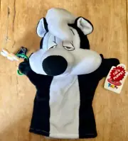 NEW VTG 1996 Pepe Le Pew Puppet Skunk Warner Applause Looney Tunes w/ Tags