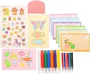 Diy Rainbow Scratch Painting Kit for Boys and Girls Party Favors Boys and Girls Paint Bookmarks Creative Art Scratch Paper Fun Crafts Set