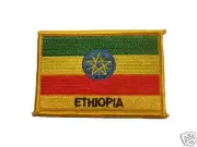 Ethiopia Embroidered Flag patch-Iron on orSew