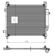 Fits Nissan Note 2013-2016 1.2 + Other Models Air Conditioning Condenser AST
