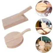 Wooden Tortilla Press Manual Biscuits Dumpling Presser Pie Gyoza Maker J79C