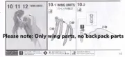 BANDAI MG 1/100 WING GUNDAM ZERO EW Ver.Ka Wing Replacement Parts