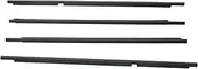 Auto Outside Weatherstrip Compatible for Toyota Land Cruiser LC100 1998-2007 Window Glass Seal Door Belt Weather Strip Accessories Rubber
