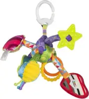Lamaze Tug and Play Knot Baby Toy, Clip on Pram & Pushchair Newborn Toy, Ideal B