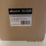 SureCall Wide Band Omni-Directional Internal Ceiling Mount Dome Antenna SC-222W