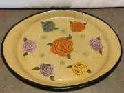 NEW Artist Signed Gary Beck Gallery Pottery Ceramic Charger Tray
