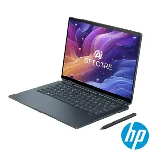 【HP 惠普】14吋Core Ultra7-155H翻轉觸控EVO AI筆電(皇爵翻轉Spectre x360 14-eu0023TU/32G/1TB SSD/W11P)