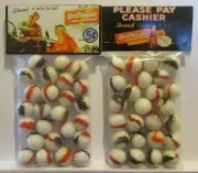2 Bags Of Dr. Pepper Drink A Bite To Eat Soda Promo Marbles