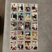 Mint 1995 Bowman New York Yankees Team Set (20) Jeter Rivera Pettitte Mattingly