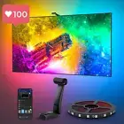 Envisual TV LED Backlight T2 Dual Cameras – 11.8Ft RGBIC Wi-Fi LED Strip Lights