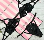 Victoria’s Secret VERY SEXY Shine Tropical Leaf Semi-Open Low-Cut Demi Bra Set