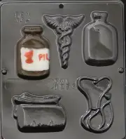 Doctor Medical Assortment Chocolate Candy Mold 1256 NEW