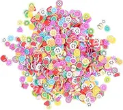 WOFASHPURET 5000Pcs Fruit Nail Slice DIY Nail Decoration Colorful Soft Clay Slices for Manicures Nail Art Crafts Safe for Enhance Creativity Coordination Skills