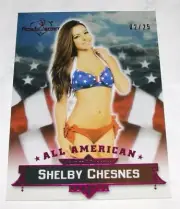 2015 Benchwarmer SHELBY CHESNES Signature #2 ALL AMERICAN Pink Foil/25 PLAYBOY