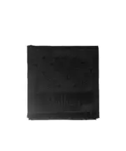Rectangular tassel scarf One size Black