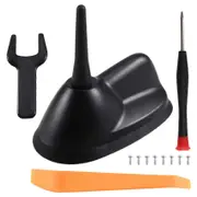 5Pcs/Set Car Roof Big Antenna Aerial Base Assembly for MINI R55 R56 07-14 6520344123 65203456089 Black