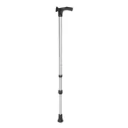Rebotec Handy, Walking Stick With Anatomic Shaped Handle, Silver, Right