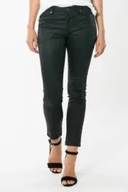 BNWT Vintage Sass & Bide – Black Wax Skinny High Rise Crop Jeans – Size 8 AU/UK
