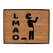 Lmao - Funny Novelty Doormat Man Cave Floor mat
