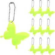 10 Packs of Backpack, Backpack, Backpack, Reflector for Children, Clearly Visible with Chains, Key Trailer Reflector Pendants