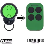 Brand New Garage Door Remote Control Merlin M842 M844 Dark Green - Auto Openers