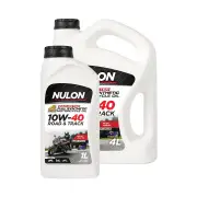 Nulon Full Synthetic Road & Track 10W-40 Motorcycle 4 Stroke Engine Oil 5L