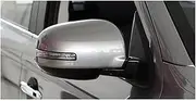 Compatible For Mitsubishi Outlander Car Rearview Assembly 9 Pins Side Mirror 2015 2016 2017 2018 Heated Turn Signal Power 2014-2019(R Grey)