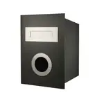Sandleford Woodland Grey Stainless Steel Ned Kelly Fence Mount Letterbox