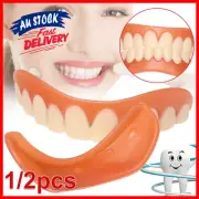 Snap On Bottom/TOP Veneers Veneer Fake Tooth False Teeth Smile Dentures Dental