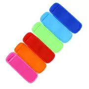 6 Pcs Ice Freezer Cover Reusable Popsicle Covers Antifreezing Popsicle Holders