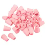 Bell End Stopper Cord Rope Lock for Drawstring Bag, Peach Pink 50pcs