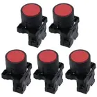 5pcs 1 NO N/O Power Button Switch Momentary Push Button Switch