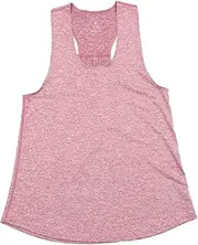 [Sosoport] Sports Vest Yoga Tops Ladies Workout Tops Active Tops for Women Fitness Vest Women’s Summer Tops Vest Fitness Tank Tops Miss Running Red Polyester Sportswear