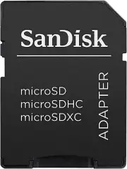 Sandisk Micro SD MicroSDHC MicroSDXC to SD Card Converts MicroSD to full SD Card
