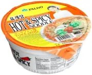 Paldo Hot & Spicy Noodle Soup3.03-Ounce Cup Pack of 12