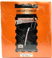 Securoseal Tamper Evident Luggage Seals TSA Approved Better than Locks 12 Pack