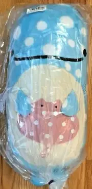 NWT Jinbee Jinbe Jinbei san 20" Whale Shark XL Fluffy Upward Stuffed Plush San-X