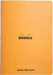 Cahier A4 Dot Grid Notebook, Orange