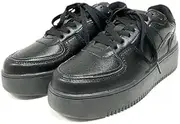 Shoes in Closet(シューズインクローゼット) Oxford, Lightweight, Thick Sole, Basic Court Sneakers, Women's, Black, XXL