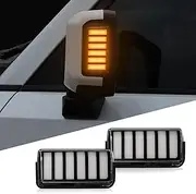 Rearview Mirror Turn Light Suitable for 2024 2025 Toyota Land Cruiser 250 1958 Prado Lc250 Led Dynamic Light Highlight Warning Light External Modification Accessories (Turn Signal A)