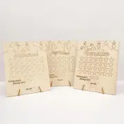 Ramadan Wooden Advent Calendar 2021, DIY Paint Eid Mubarak Calendar Board with