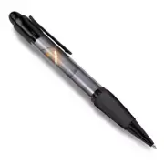 Black Ballpoint Pen - Glowing Light Bulb Electricity #45167