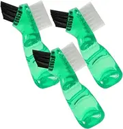 FRCOLOR 3pcs Interdental Brush Cleaning Brush False Double Side Teethbrush Retainer Toothbrush Small Toothbrush Oral Cleaning Tools Fiber Wool Green