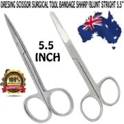 NEW Dressing Scissors Surgical Tool Bandage sharp/Blunt Straight 5.5 INCH