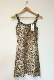 SEED HERITAGE | OCELOT DRESS SIZE 12 14 GIRLS TEEN | animal print |BNWT RR$59.95